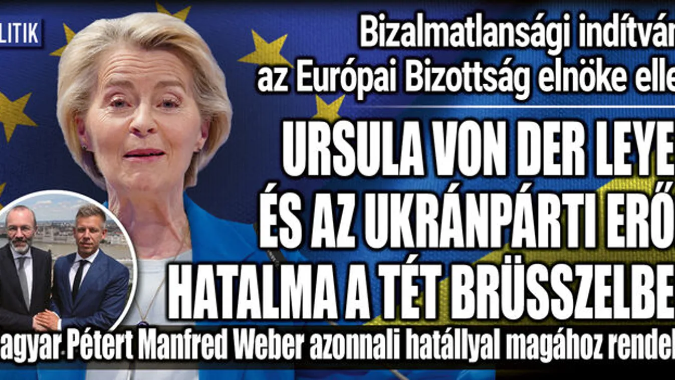 Nagy bajban van Ursula von der Leyen