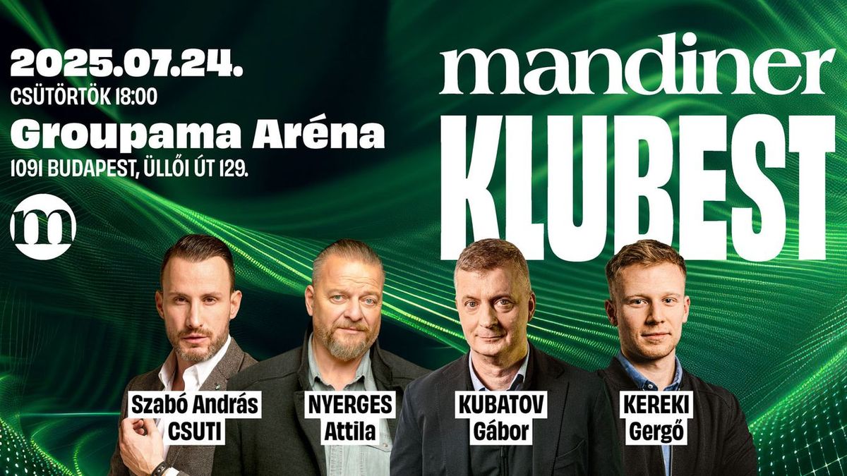 Mandiner Klubest a Groupama Arénában - zene és közélet egy estén