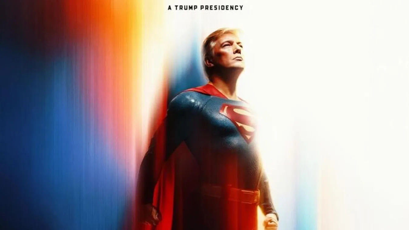 Supermant csinált Trumpból a Fehér Ház