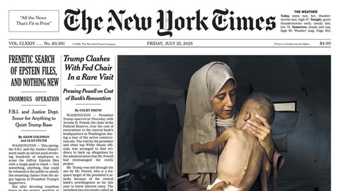 Csaláson kapták a New York Times-t