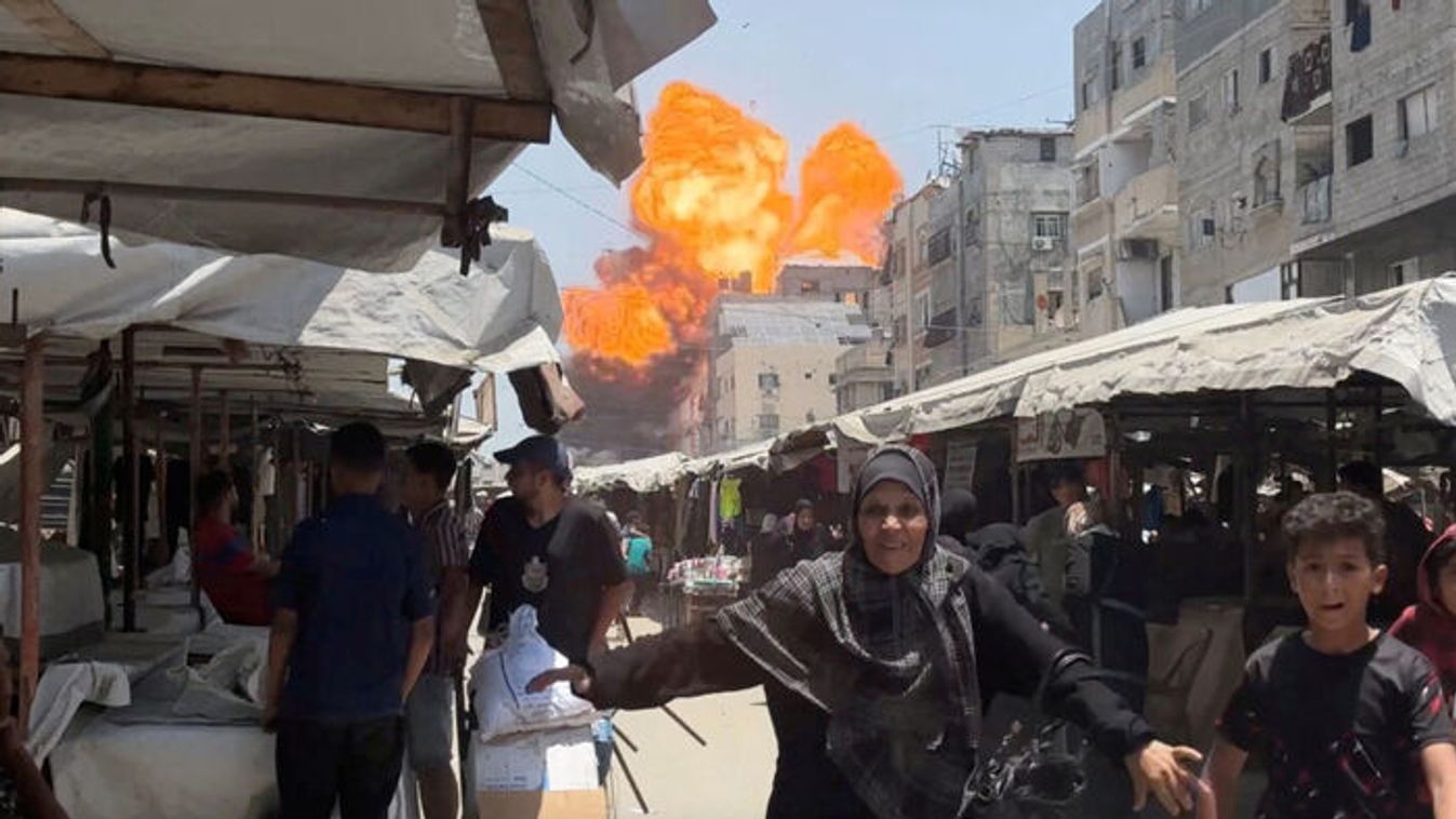 Újabb segélyelosztót támadtak meg Gázában