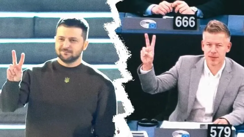 Volodimir Zelenszkij Magyar Péter ukrán megfelelője