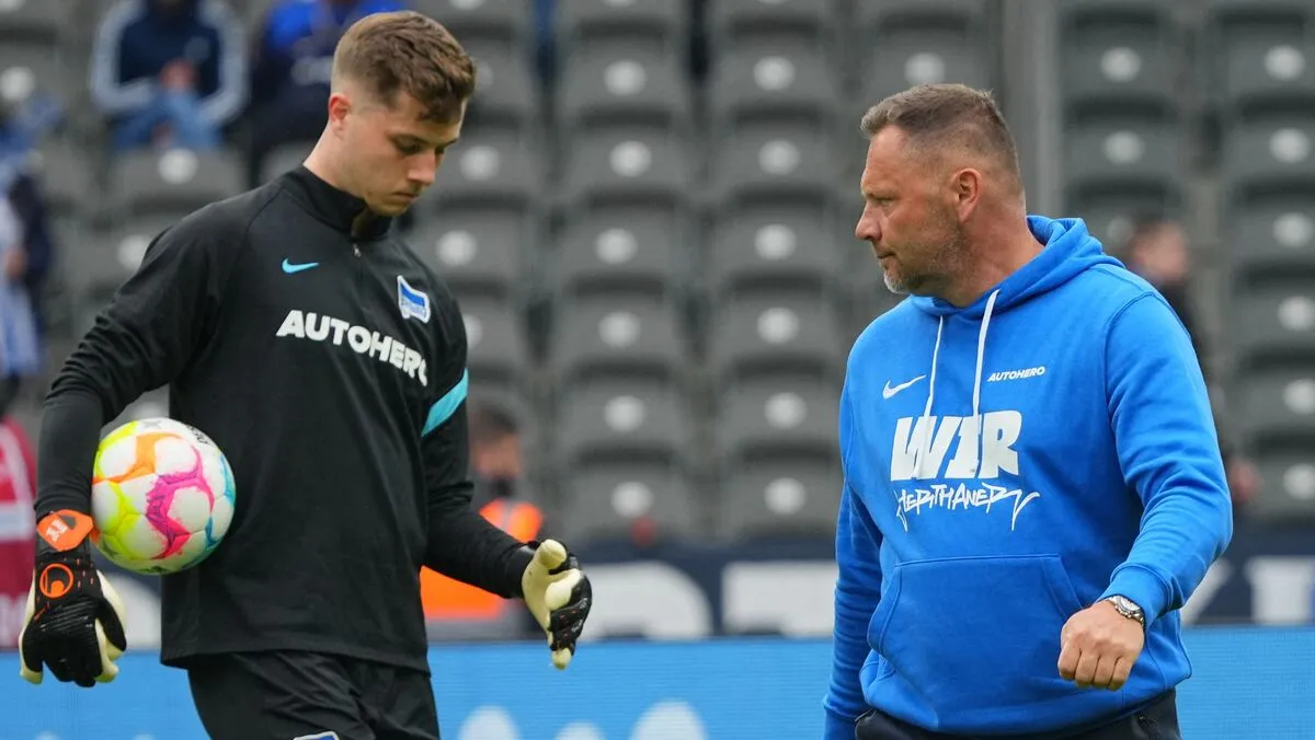 Dárdai Pál korábbi kezdőkapusa, Tjark Ernst (balra) is neves focista apától örökölte a sportág szeretetét