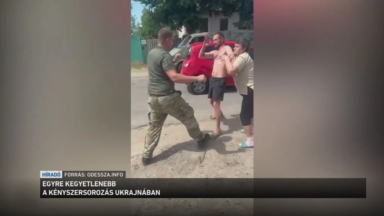 Sorozásnak hívják Ukrajnában a brutális embervadászatot