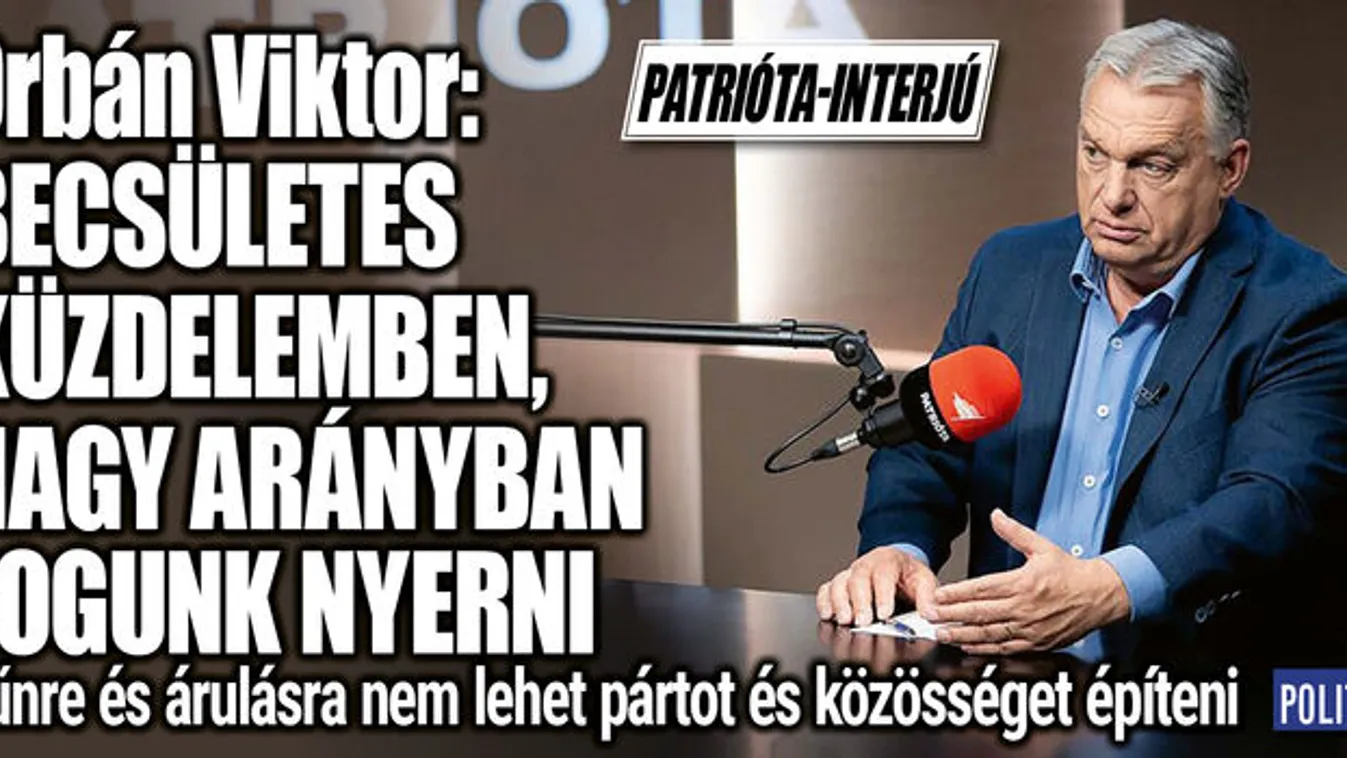 Orbán Viktor: becsületesen, nagy arányban fogunk nyerni