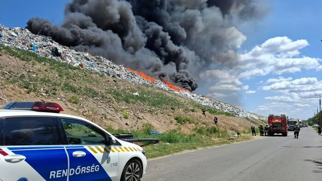 Ég a hulladék Gödöllőn