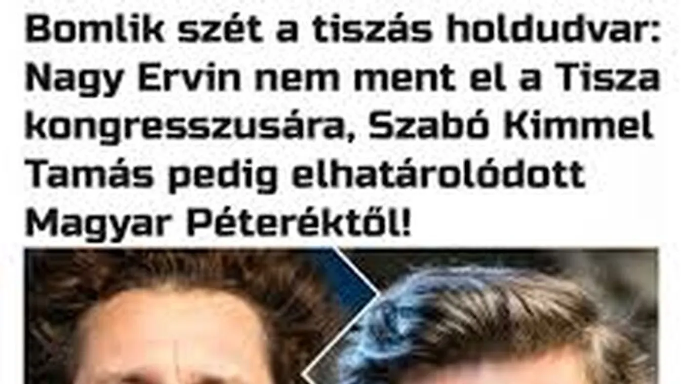 Szabó Kimmel Tamás elhatárolódott Magyar Pétertől