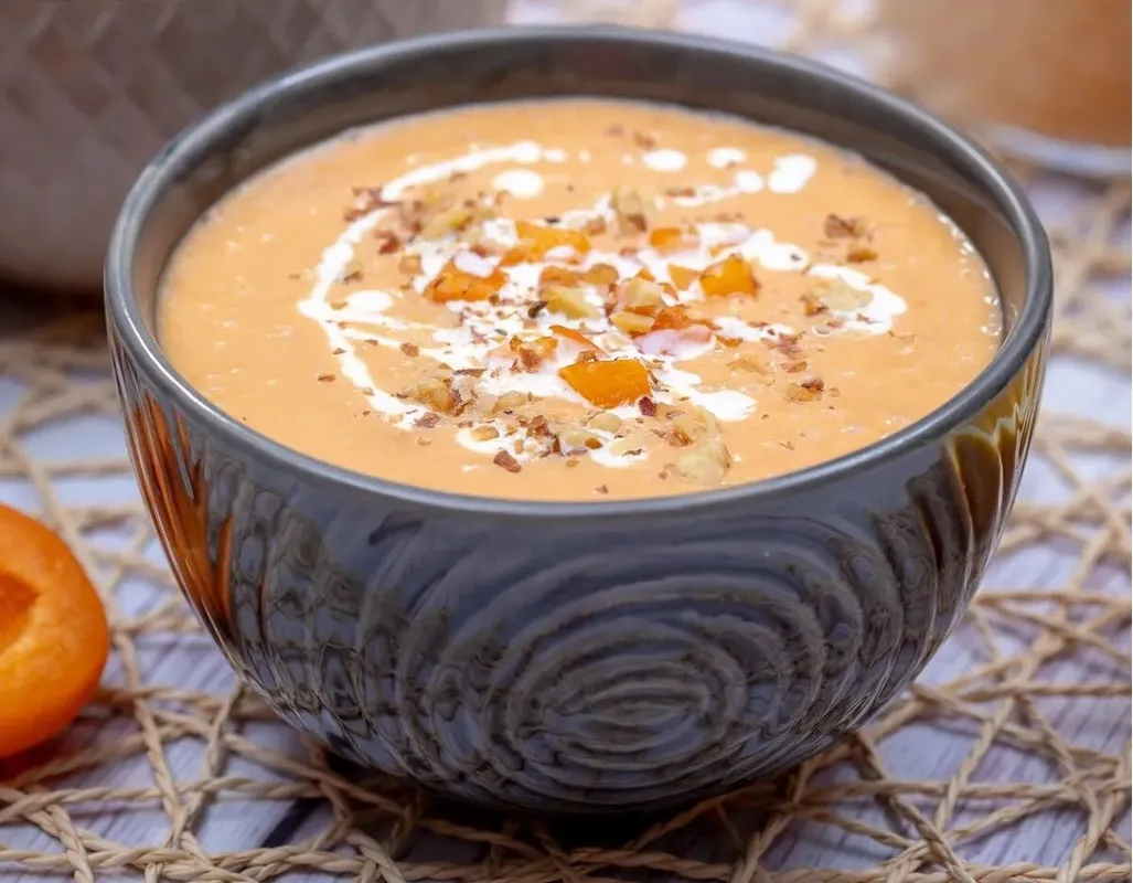 sárgabarack- krémleves