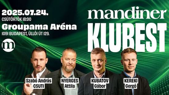 Mandiner Klubest a Groupama Arénában - zene és közélet egy estén
