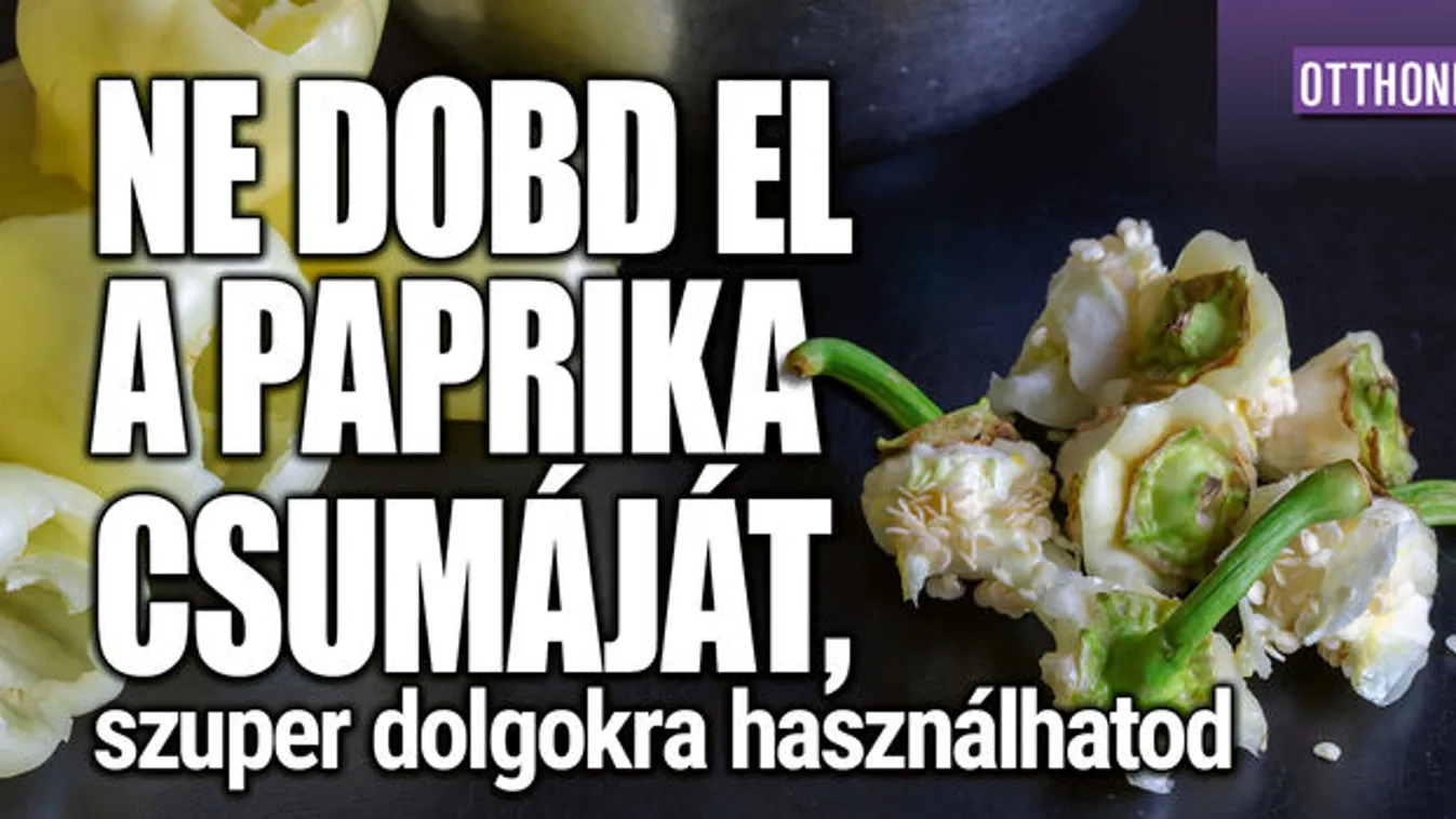 Ne dobd el a paprika csumáját, szuper dolgokra használhatod