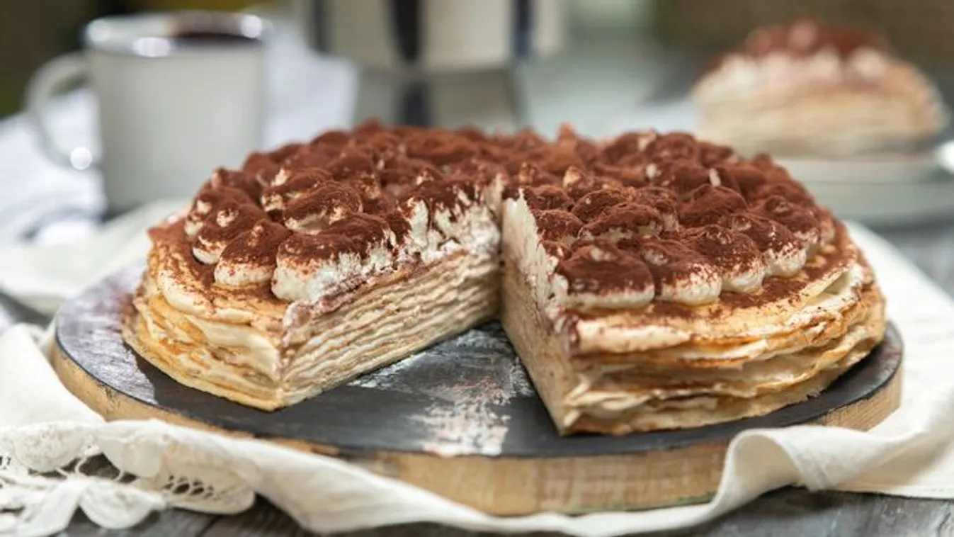 Tiramisu palacsintatorta: ennél jobb ma már nem lesz