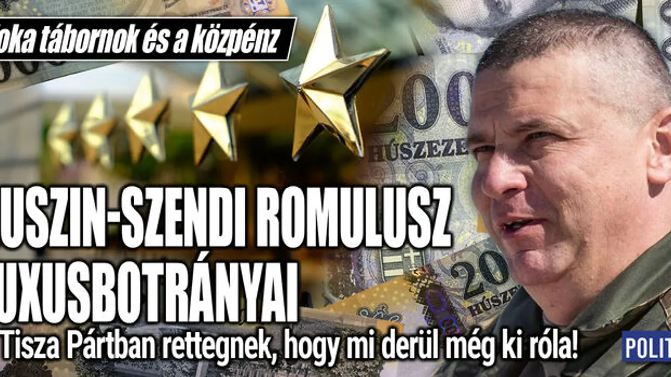 Mutatjuk Ruszin-Szendi Romulusz legdurvább luxusbotrányait