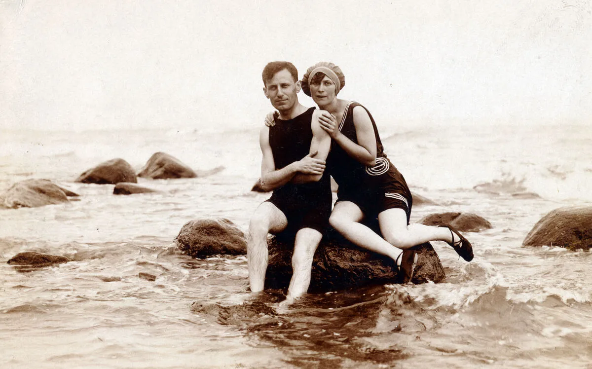 fürdőruha, strandolás