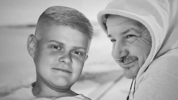 Pillangóval üzen a túlvilágról Dávidka és édesapja, Attila