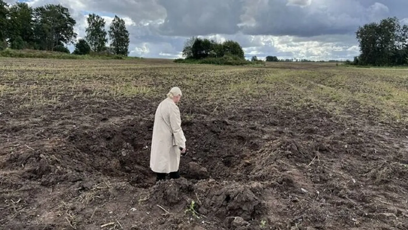 Ukrán katonai drón csapódott földbe egy NATO-országban