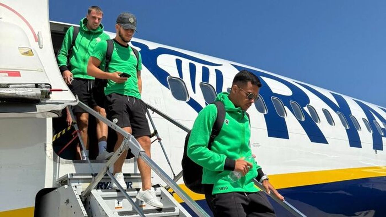 Váratlan dolog történt a Fradit szállító Ryanair-gépen, a repülő pilótája nem fogta vissza magát