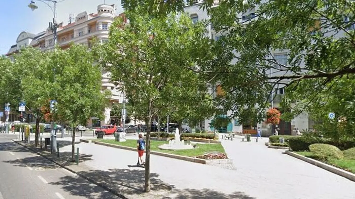 Nyilvános szökőkútban vett intim fürdőt egy férfi Újbudán