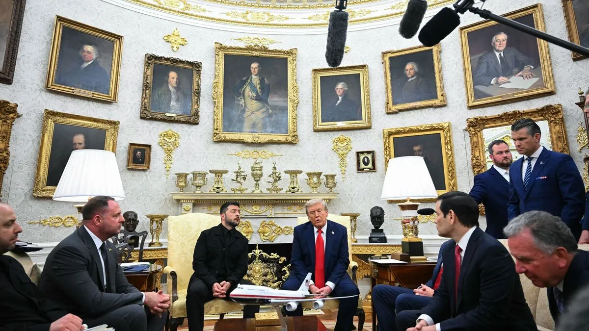 Trump meets Zelensky and European leaders in Washington DC