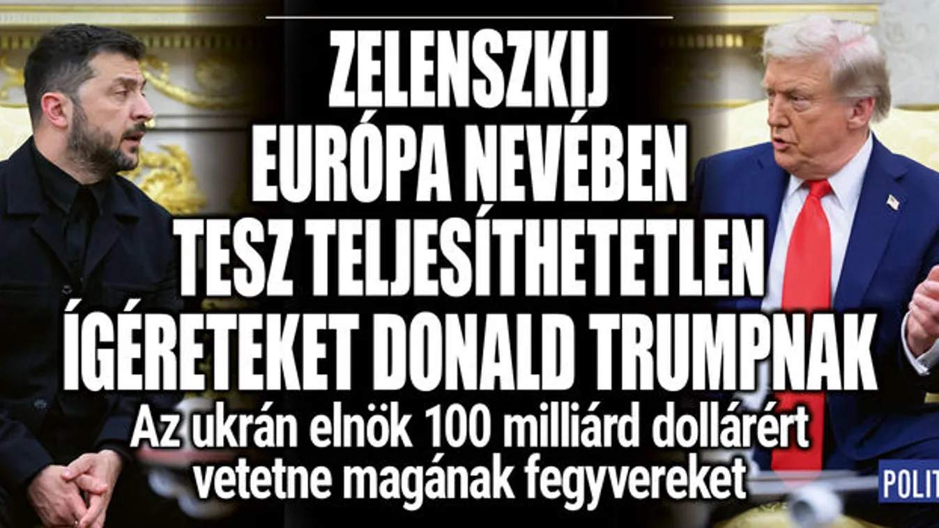 Európa pénzén venne fegyvert Zelenszkij Amerikától