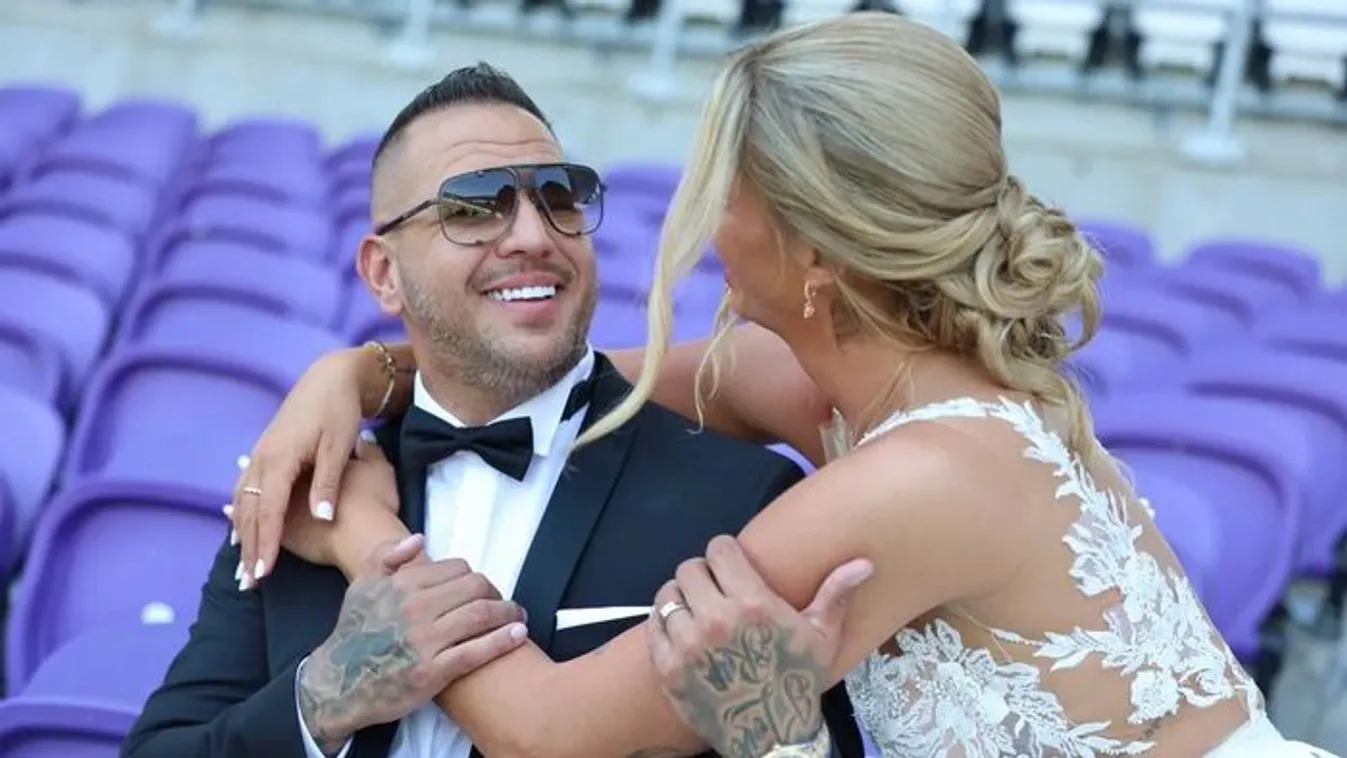 Curtis és Judie esküvőjéről exkluzív fotók érkeztek