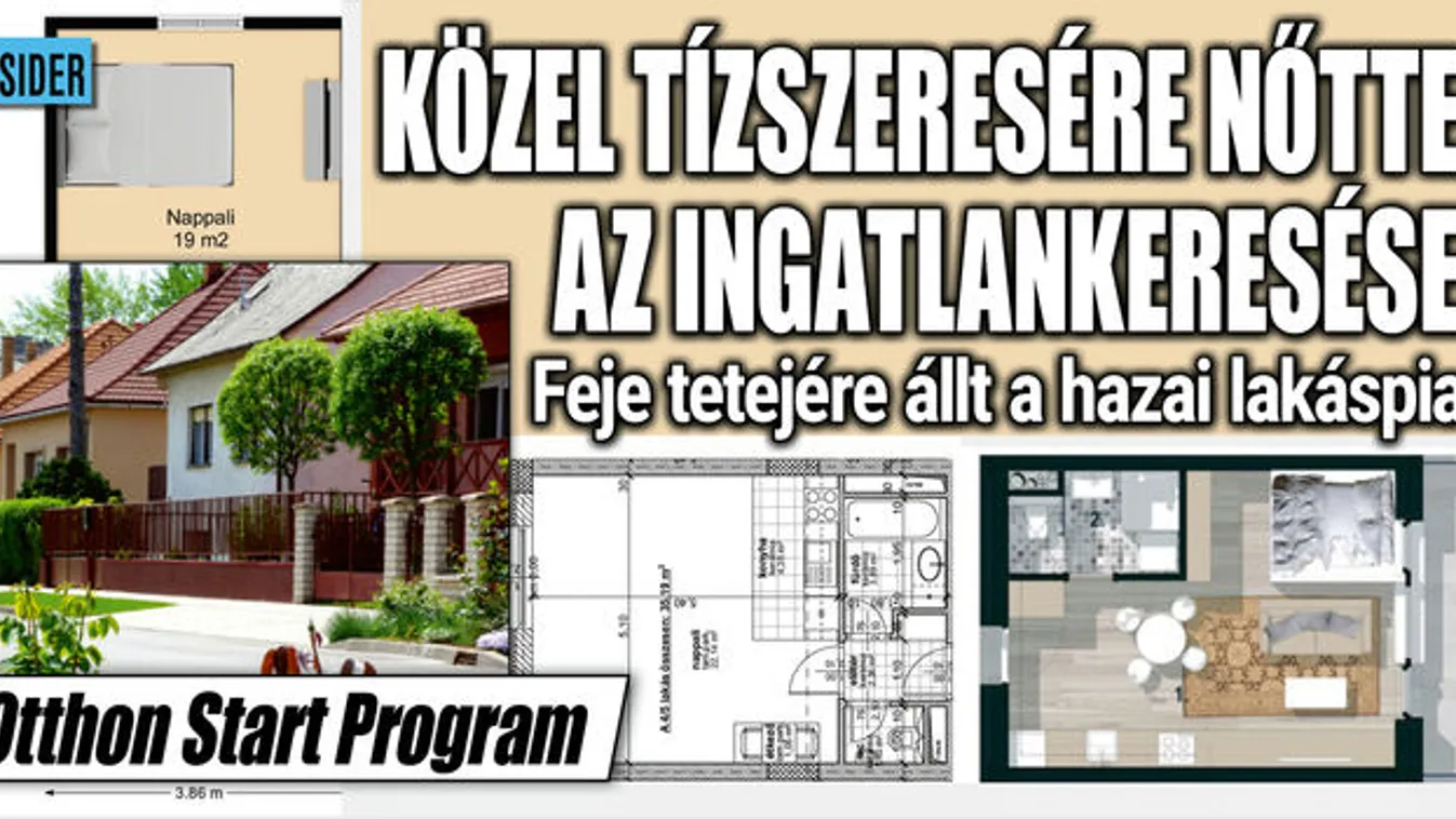 Otthon Start: közel tízszeresére nőttek az ingatlankeresések