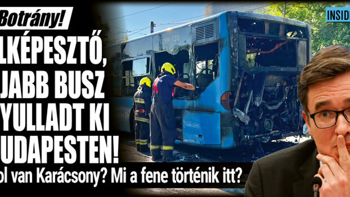 Mi folyik itt?! Újabb busz gyulladt ki Budapesten – Videó