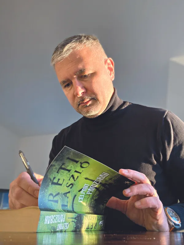 Valóság Réti László exnyomozó és író, akinek halottlátó adott ihletet új könyvéhez RIPOST