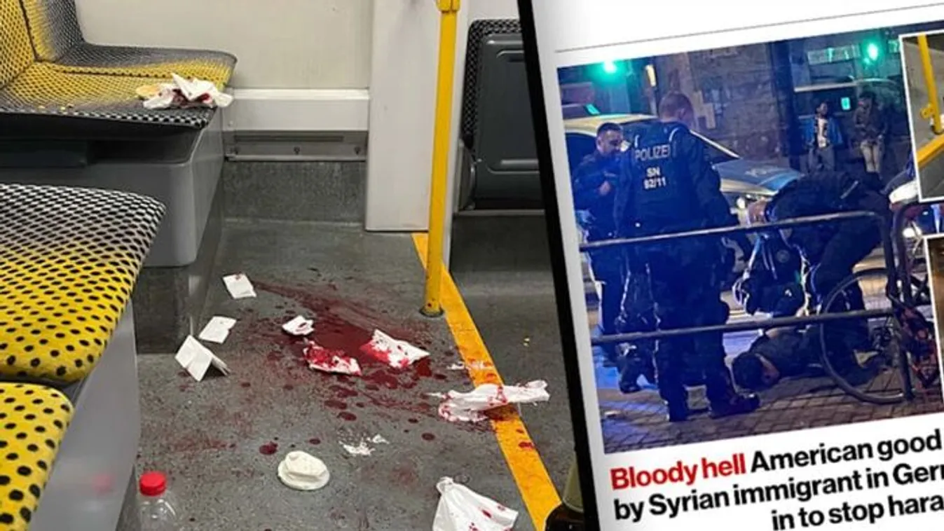 Migránsok késeltek meg egy amerikai turistát Drezdában