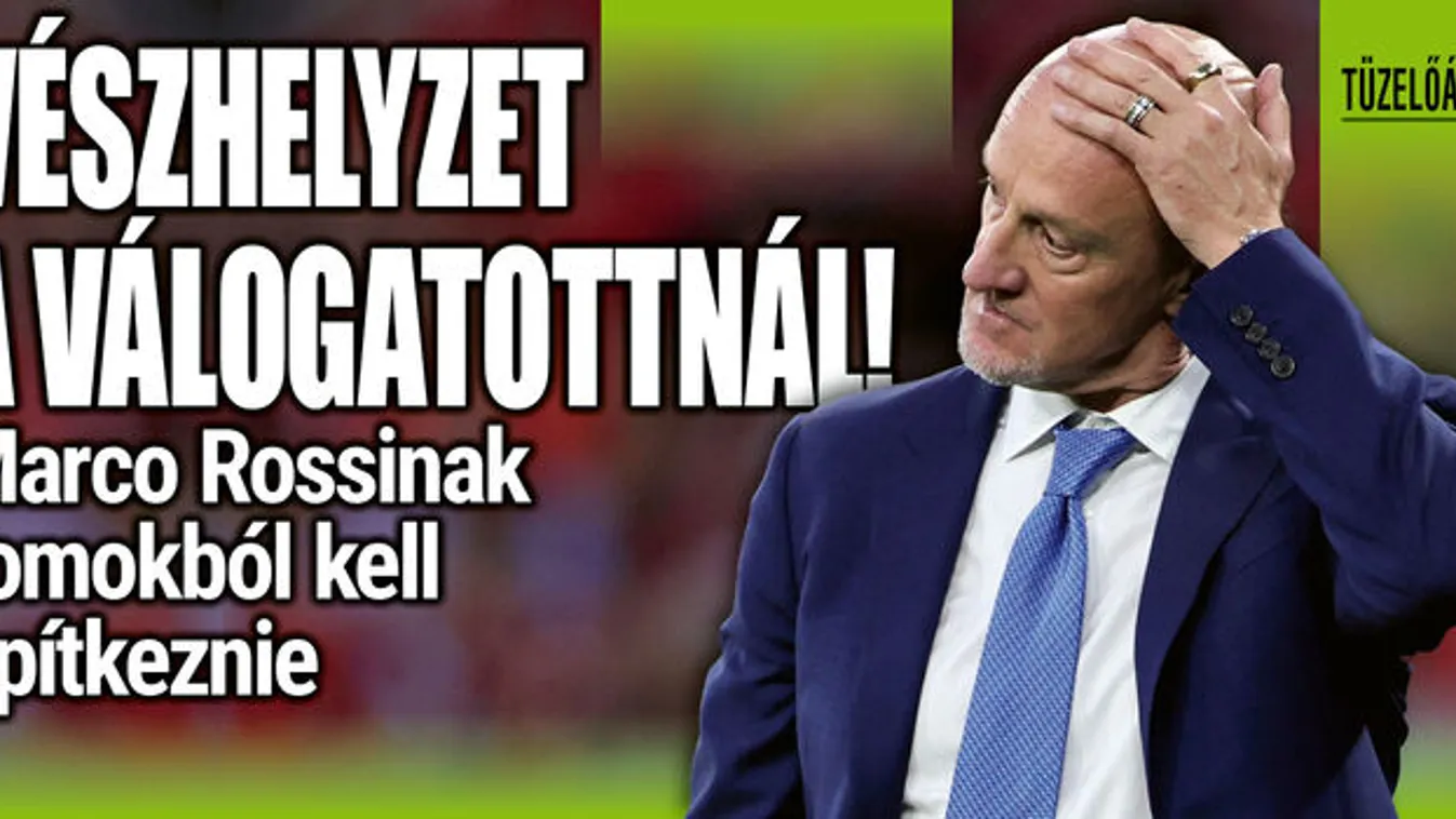 Vészhelyzet a válogatottnál, Marco Rossi romokból építkezik