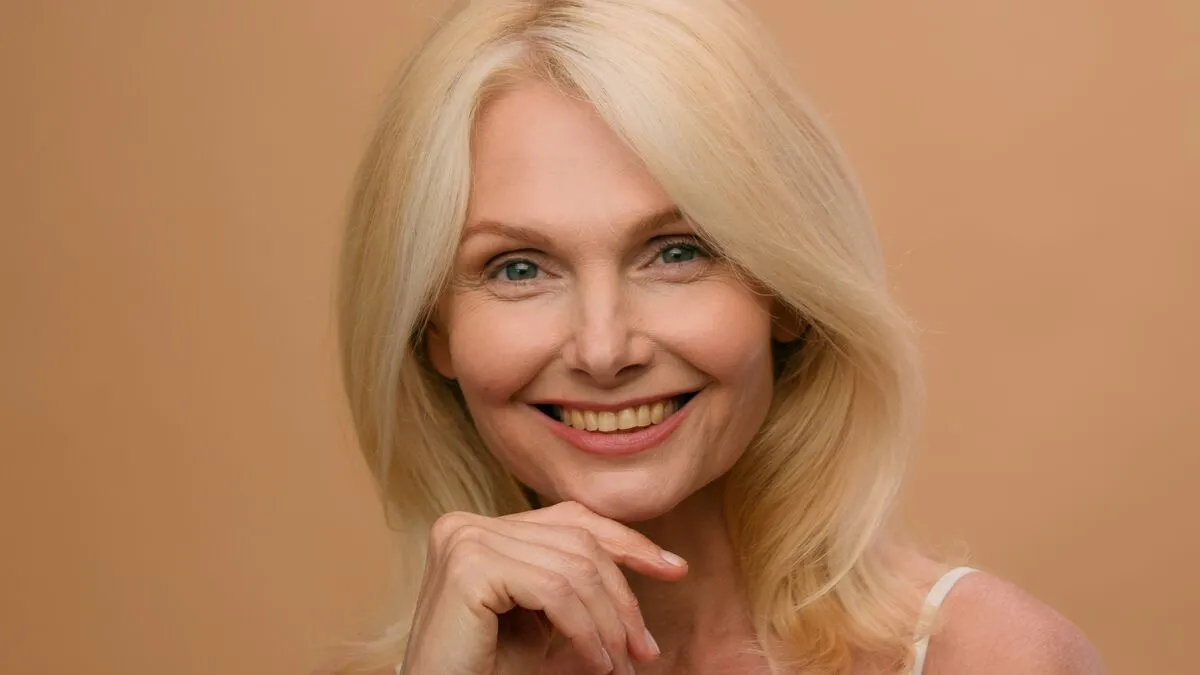 Frizurák Portrait,Beautiful,Old,Woman,Perfect,Face,Mature,Caucasian,Senior,Middle