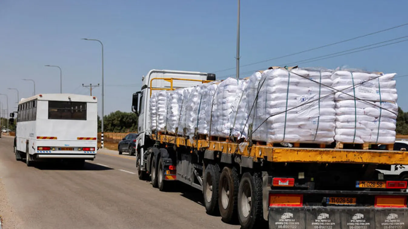 23 ezer tonna segély érkezett a Gázai övezetbe