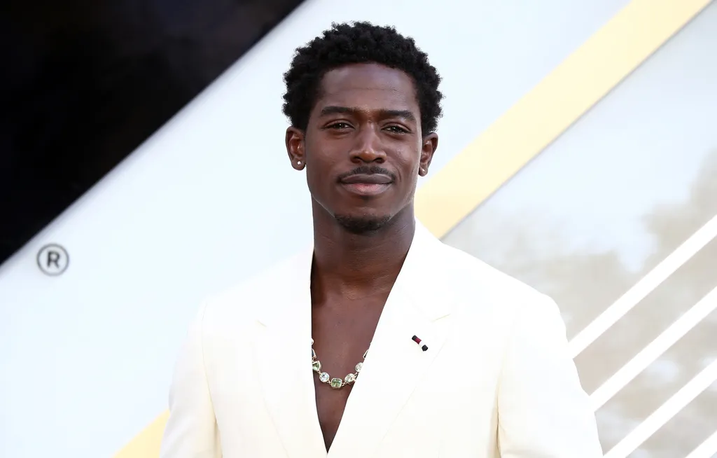 Damson Idris attends the F1 The Movie European premiere at Cineworld Leicester Square.