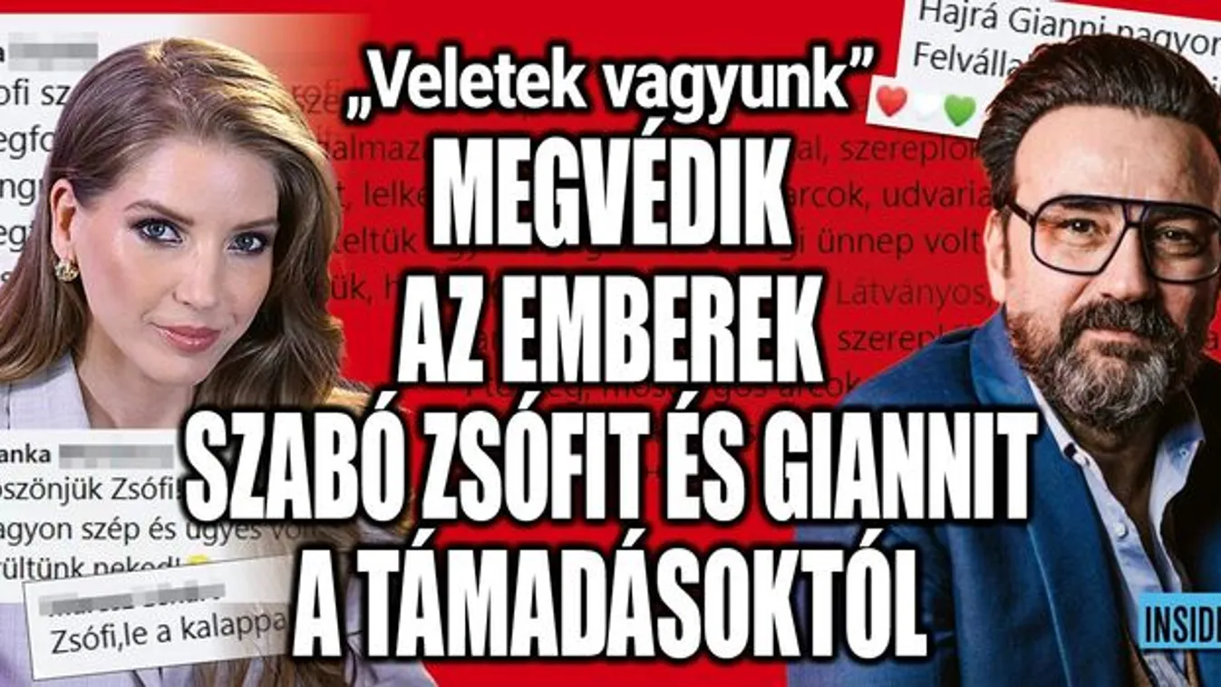 Veletek vagyunk! – Szabó Zsófi és Gianni mellett kiállnak