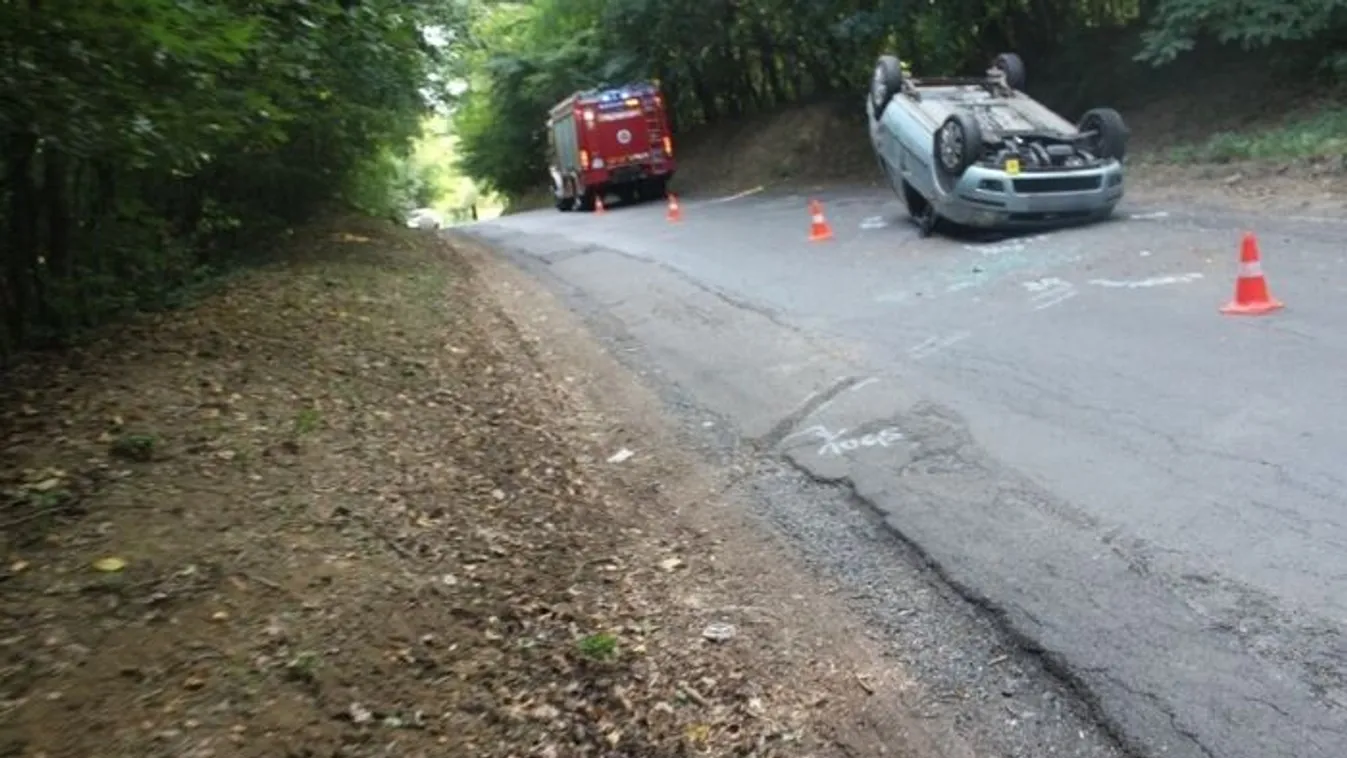 Felborított egy autót, majd elhúzott a sofőr Zalaegerszegen