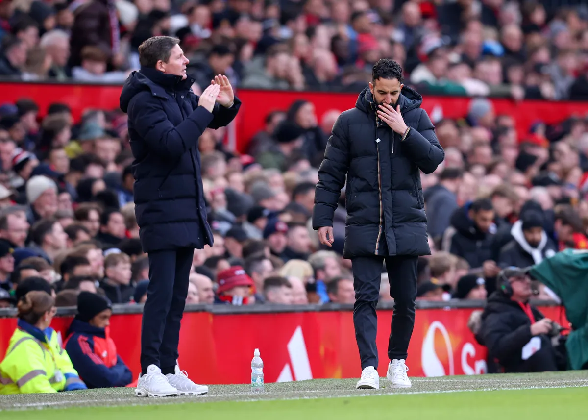 Olive Glasner (balra) a Manchester United első számú jelöltje Rúben Amorim utódául