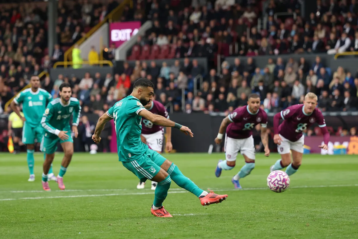 Mohamed Szalah gólja a Burnley-Liverpool meccsen