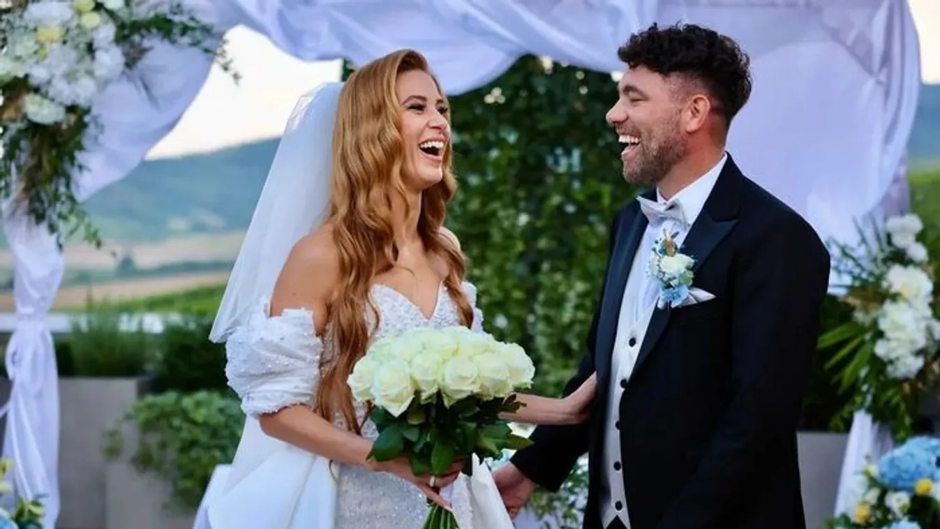 Összeházasodott Krausz Gábor és Mikes Anna: íme a ruha! Fotó