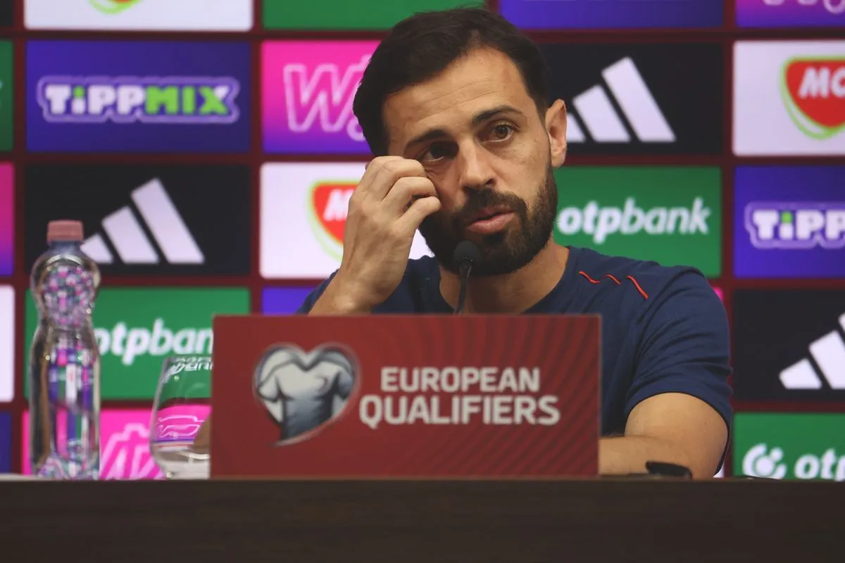 Magyarország-Portugália sajtótájékoztató