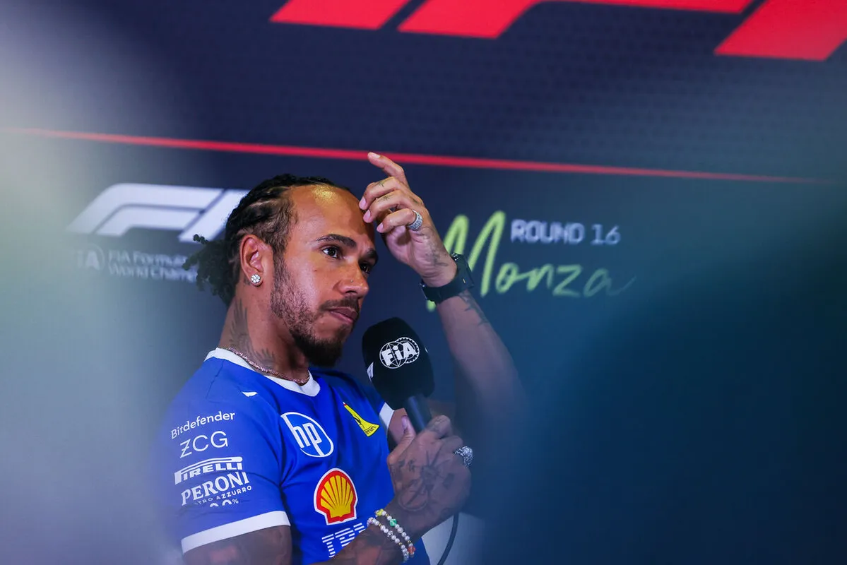 Lewis Hamilton of United Kingdom and Scuderia Ferrari HP SF-