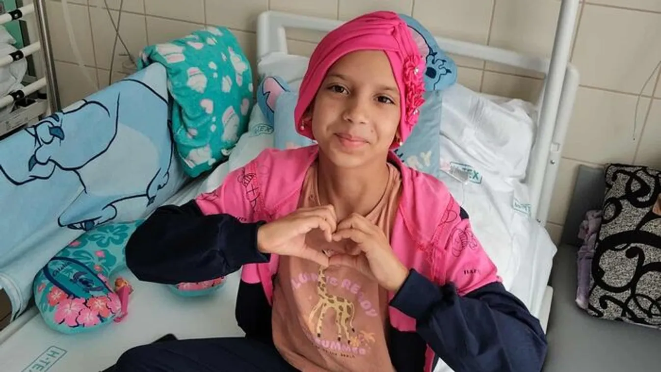 Csenge tíz évesen másodjára harcol az életéért