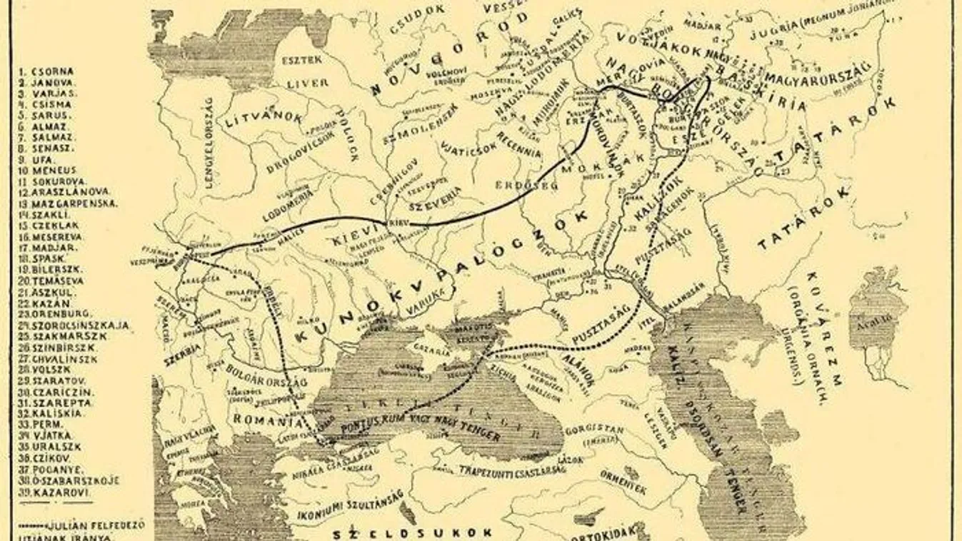 Julianus barát, egy új világ felfedezője