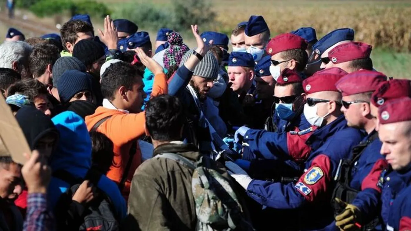 Több ezer migráns próbálta áttörni a határt