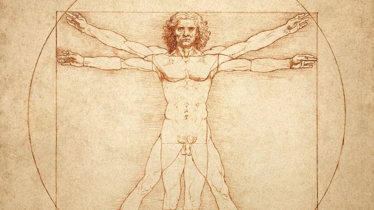 Vitruvian Man by Leonardo da Vinci