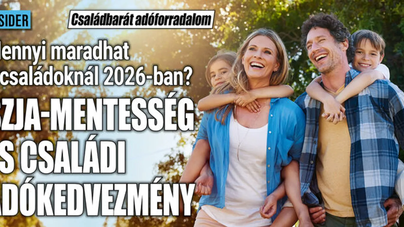 Ennyivel marad több a családoknál 2026-ban