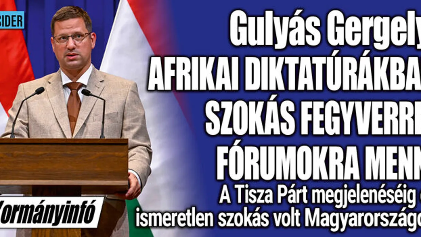 Kormányinfó: afrikai diktatúrában járnak fegyverrel fórumra