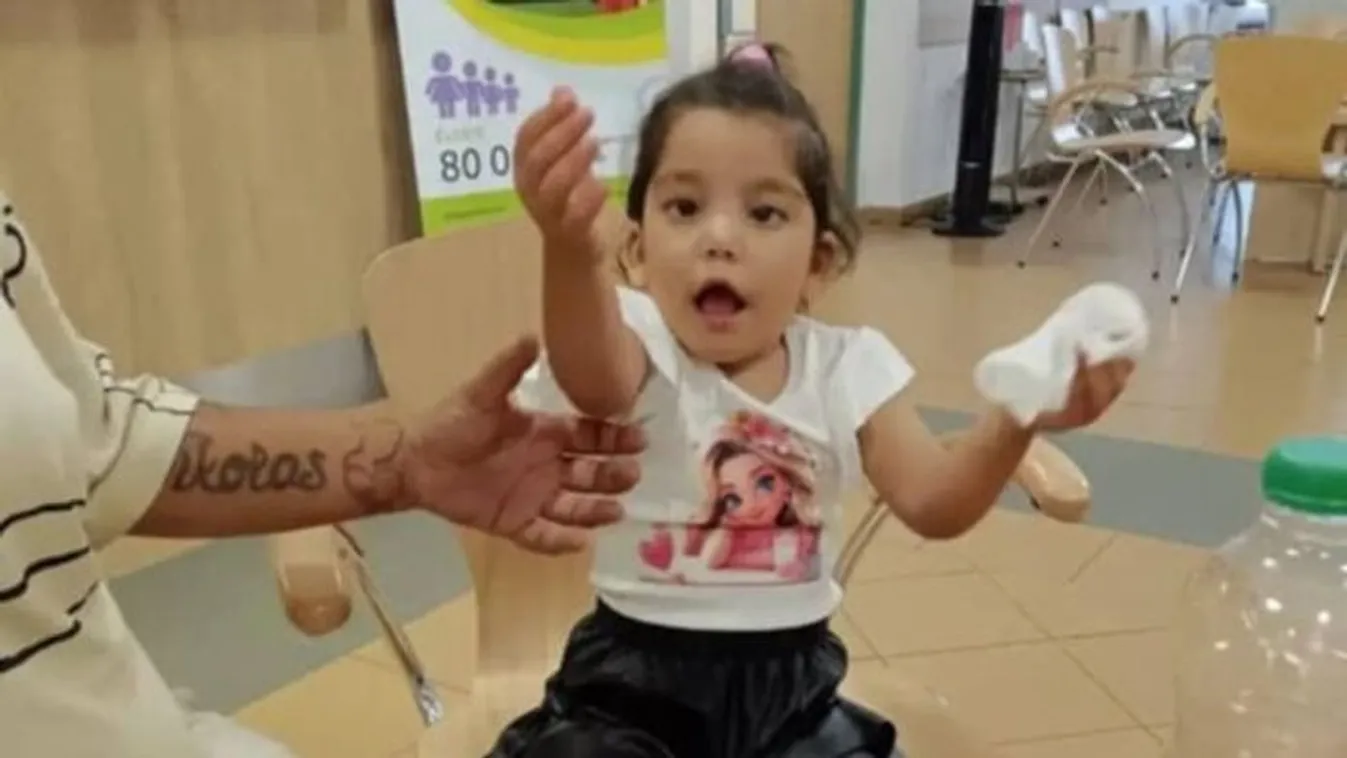 Műtét nélkül lebénulhat a lyukas szívvel született Hanna