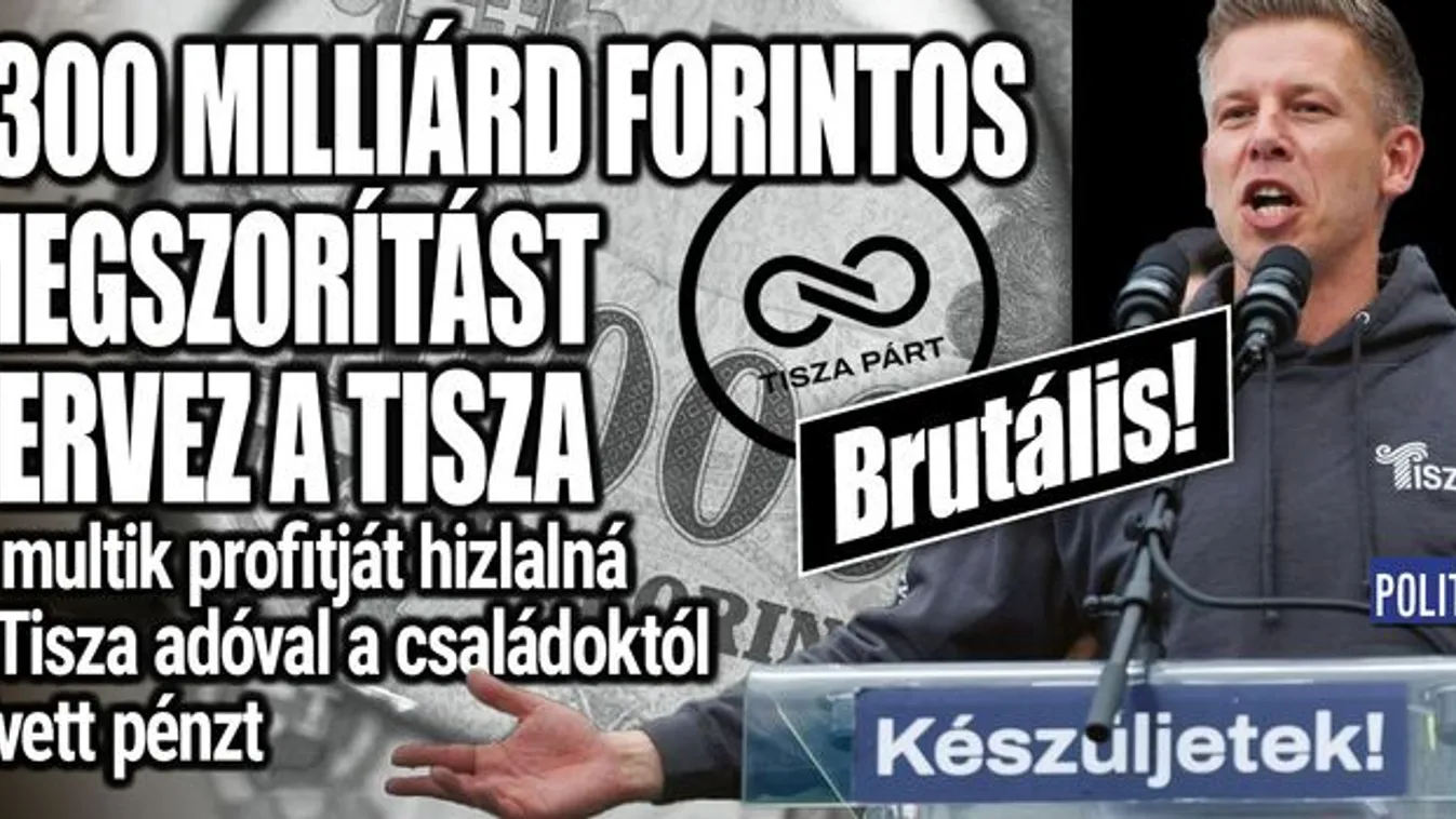 Tisza-csomag: a multik profitját hizlalná a Tisza