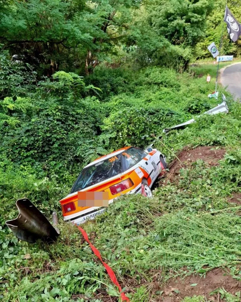 győr rally az egyik kocsi