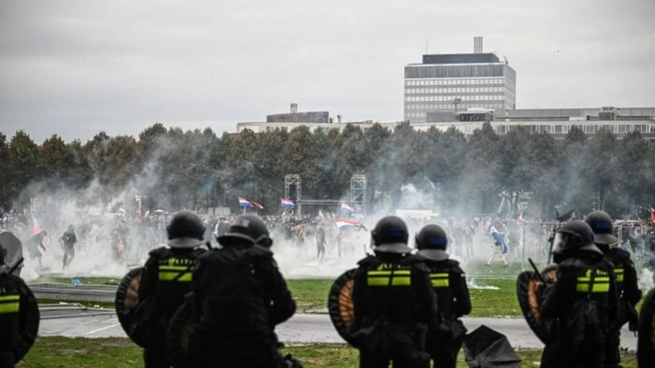 Egyre durvuló migránsellenes tüntetések Hollandiában