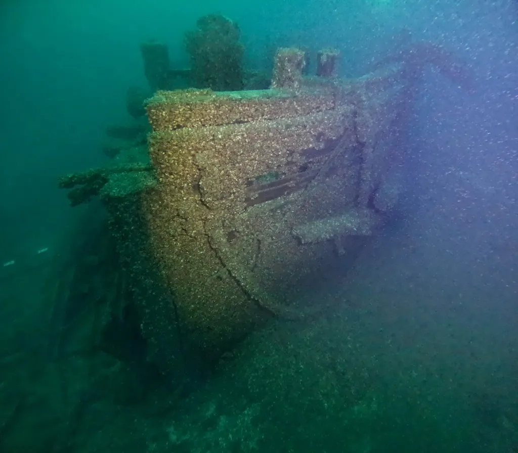 A legendás vasércszállító az egyesült államokbeli Ecanaból Chicago felé hajózott 1886. szeptember 15-én. / Fotó: Wisconsin Historical Society